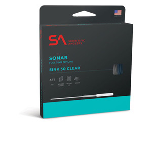 Scientific Anglers SONAR Sink 30 Clear Tip Fly Line in Aqua and Clear